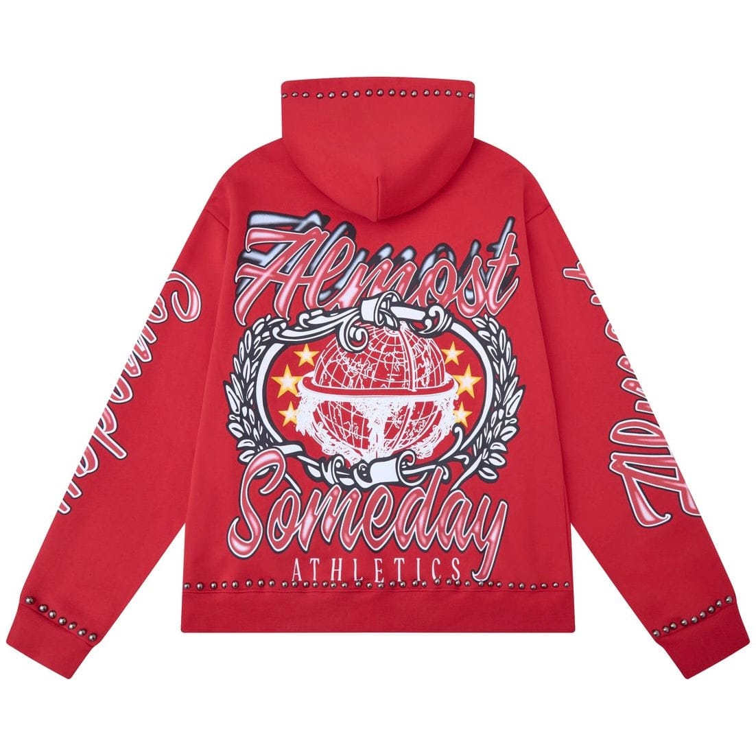 Almost Someday Also Athletics Hoodie (Red) AS-H25-012