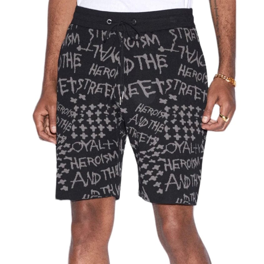 Ksubi Heroism Knit Short (Black) MPS24WA017