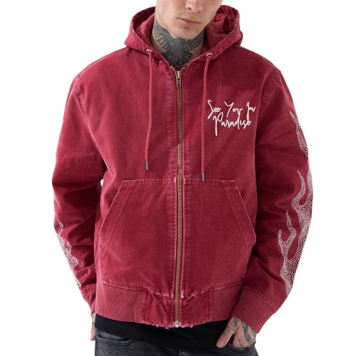 See You In Paradise Eternal Flame Hooded Work Jacket (Brick) 91669