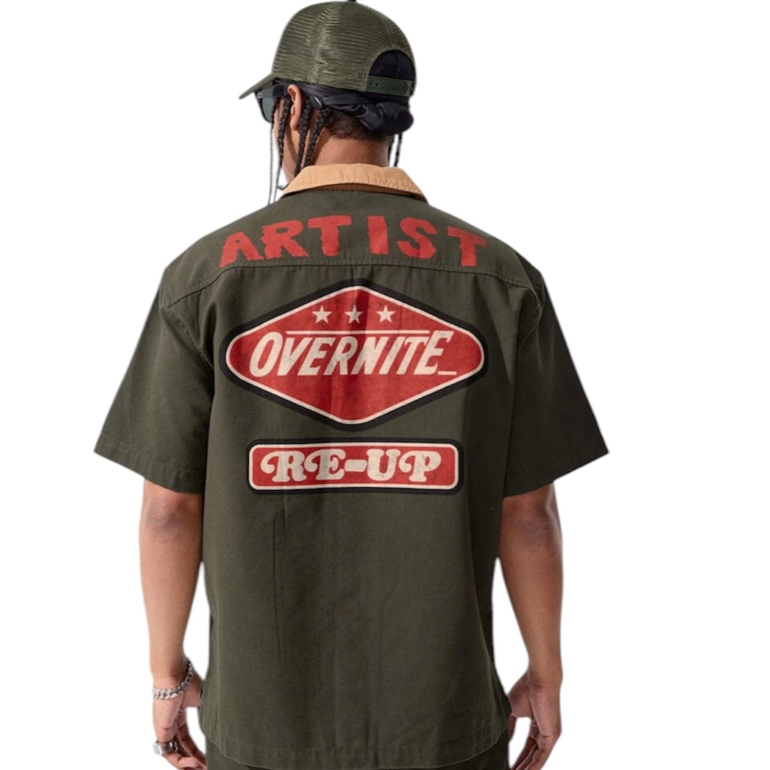 Jordan Craig The Re-Up Mechanic Shirt (Dark Green) 2051