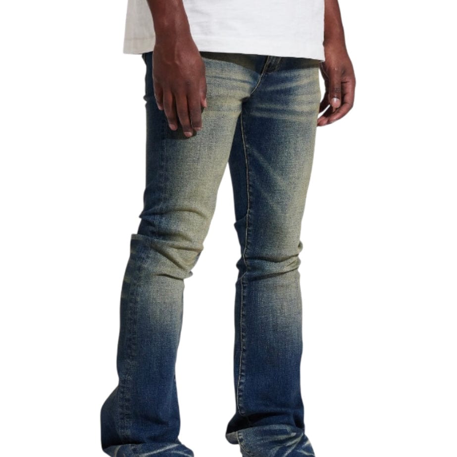 Crysp Arch Flare Denim Jean (Vintage Wash) CRYSUM25-105
