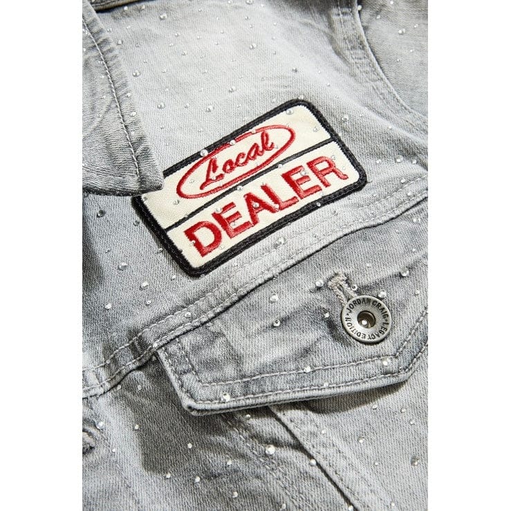 Jordan Craig Local Dealer Trucker Jacket (Cement Wash) JJ2339