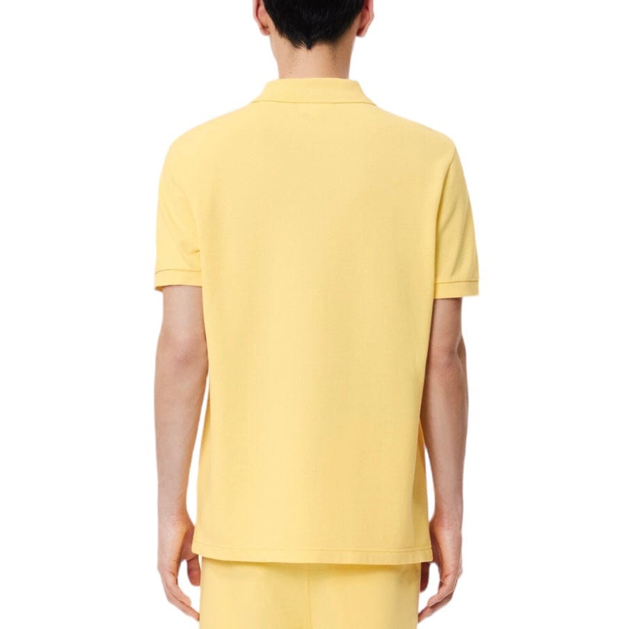 Lacoste Washed Effect Cotton Pique Polo (Cornsilk Yellow) PH7426-51