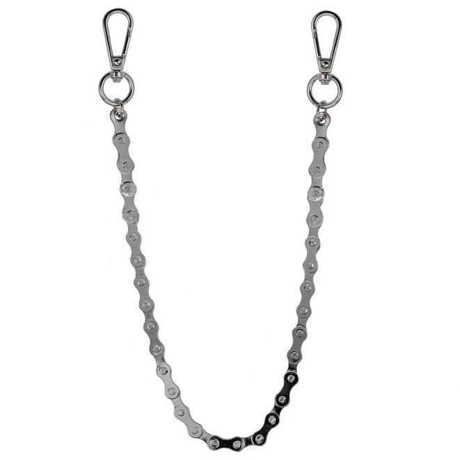 Jewelry Essentials 10mm Biker Curb Link Pant Chain 22" (Silver) BKC-131S