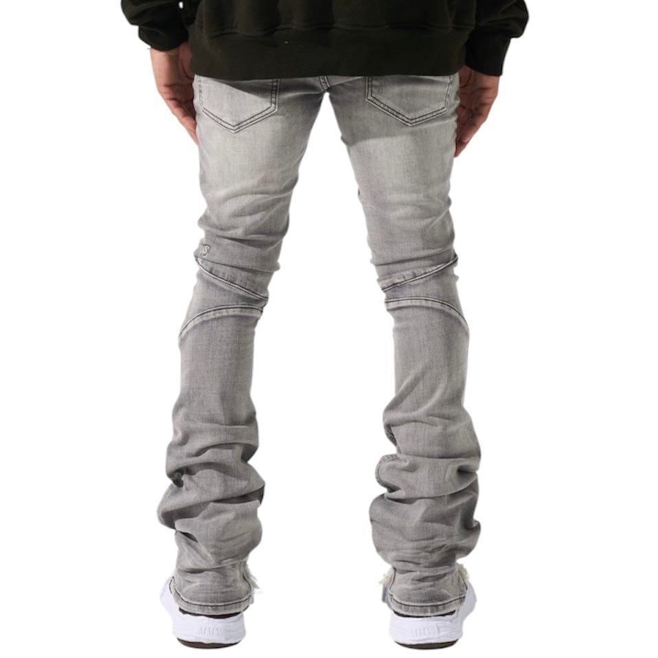 Serenede Noctis Stacked Jeans (Grey) NOCTS-GRY