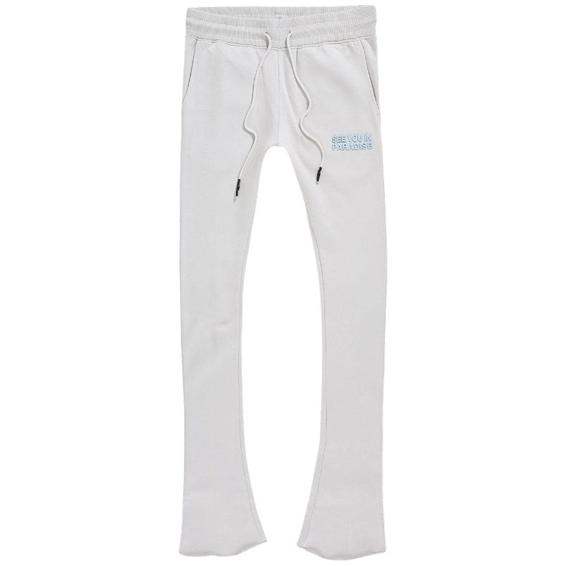See You In Paradise Stacked Sweatpants (Cement)