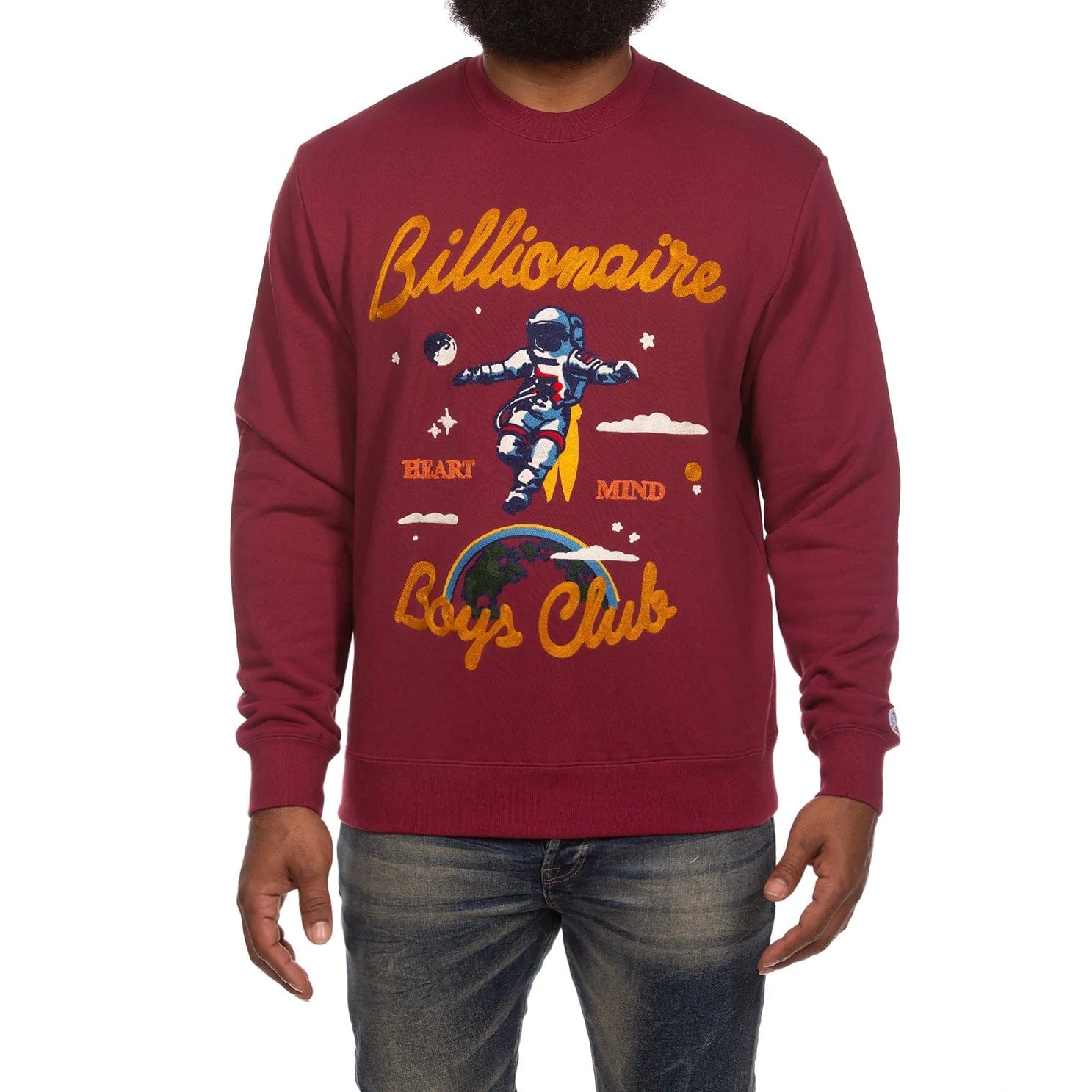 Billionaire Boys Club Clothing BB Jet Set Sweatshirt (Rhododendron) 851-9304