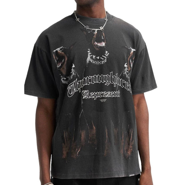 Represent Thoroughbred T Shirt (Vintage Black) MLM499-03