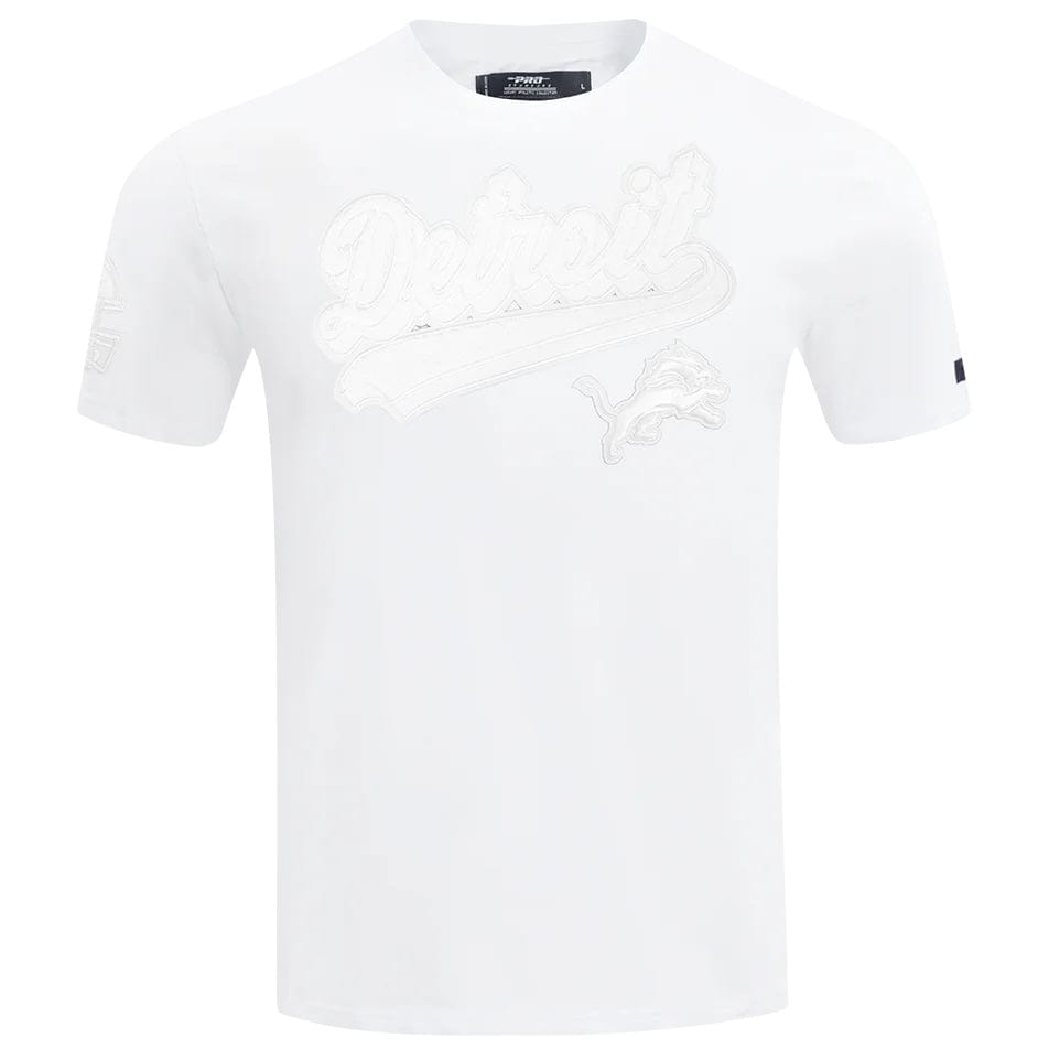 Pro Standard NFL Detroit Lions White Out Single Jersey Tee (White)