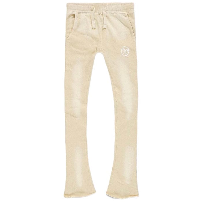 Boys Jordan Craig Afterlife Stacked Sweatpants (Khaki) 8631LB