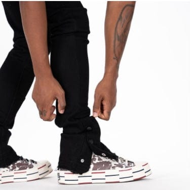 Pheelings "Emotionally Driven" Flare Stack Denim (Jet Black)