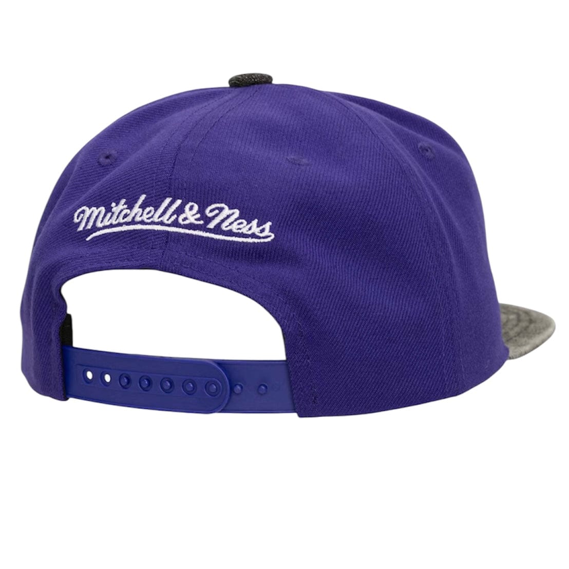 Mitchell & Ness Nba La Laker Denim Patchwork Snapback (Purple)