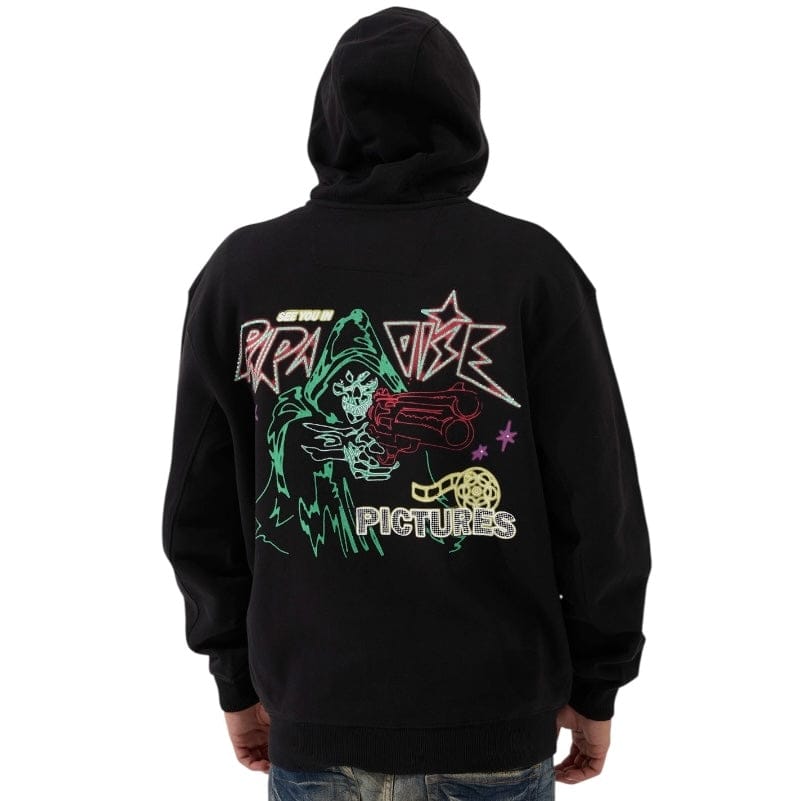 See You In Paradise Pictures Zip Up Hoodie (Black) 8262H