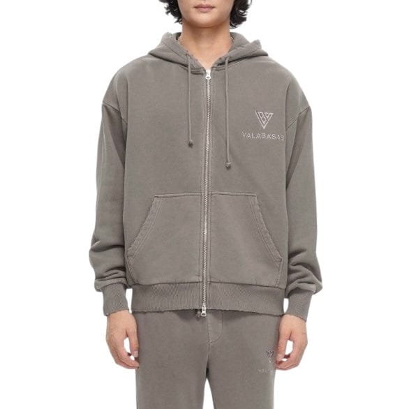 Valabasas Mr. Fleece Zip Up Hoodie (Mocha) VLBS-VJK1-1060