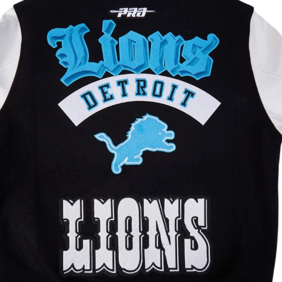 Pro Standard NFL Detroit Lions Best Of Men's Varsity Jacket (Black/White)