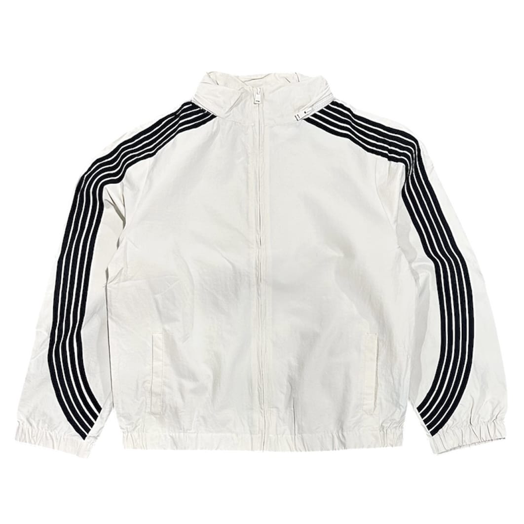 Rebel Minds Striped Nylon Windbreaker Set (Cream)