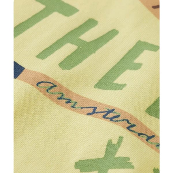 Scotch & Soda Relaxed-Fit Printed Artwork T-Shirt (Sorbet Yellow) 180050