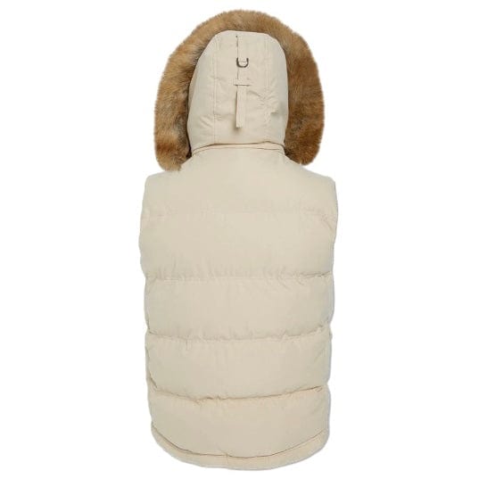 Jordan Craig Yukon Fur Lined Puffer Vest (Khaki) 9374V