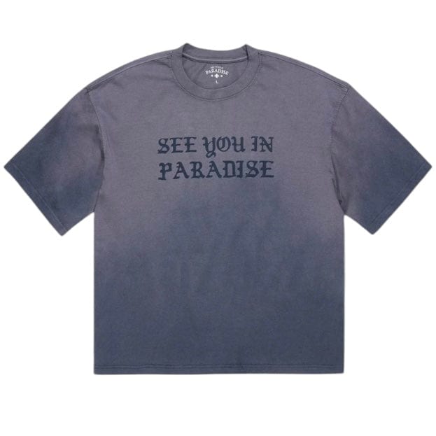 See You In Paradise Cropped T Shirt (Horizon Blue) 9120A