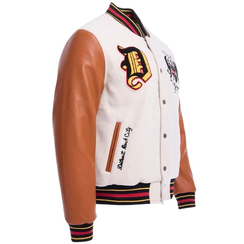 Jordan Craig The Renaissance City Varsity Jacket (Cream) 91654
