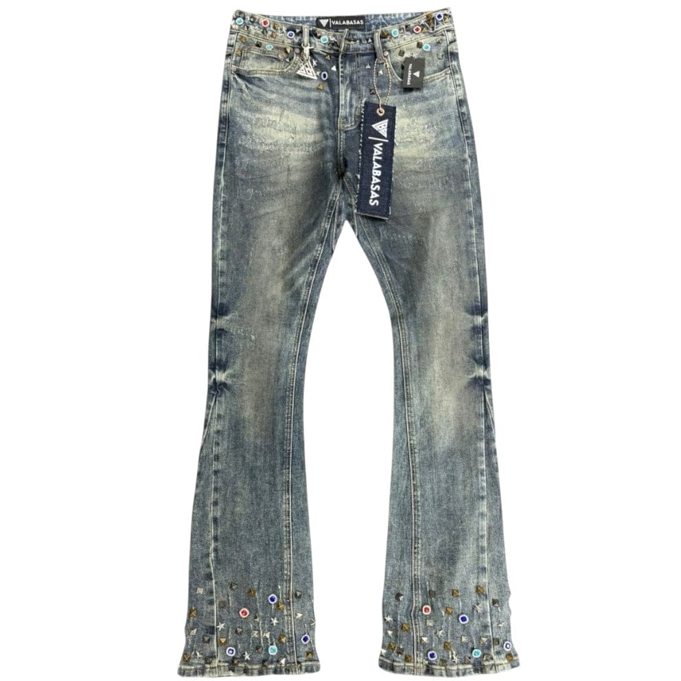 Valabasas Ion Stacked Denim (Dark Dirty Blue Waxed) VLBS-VJ3-1058