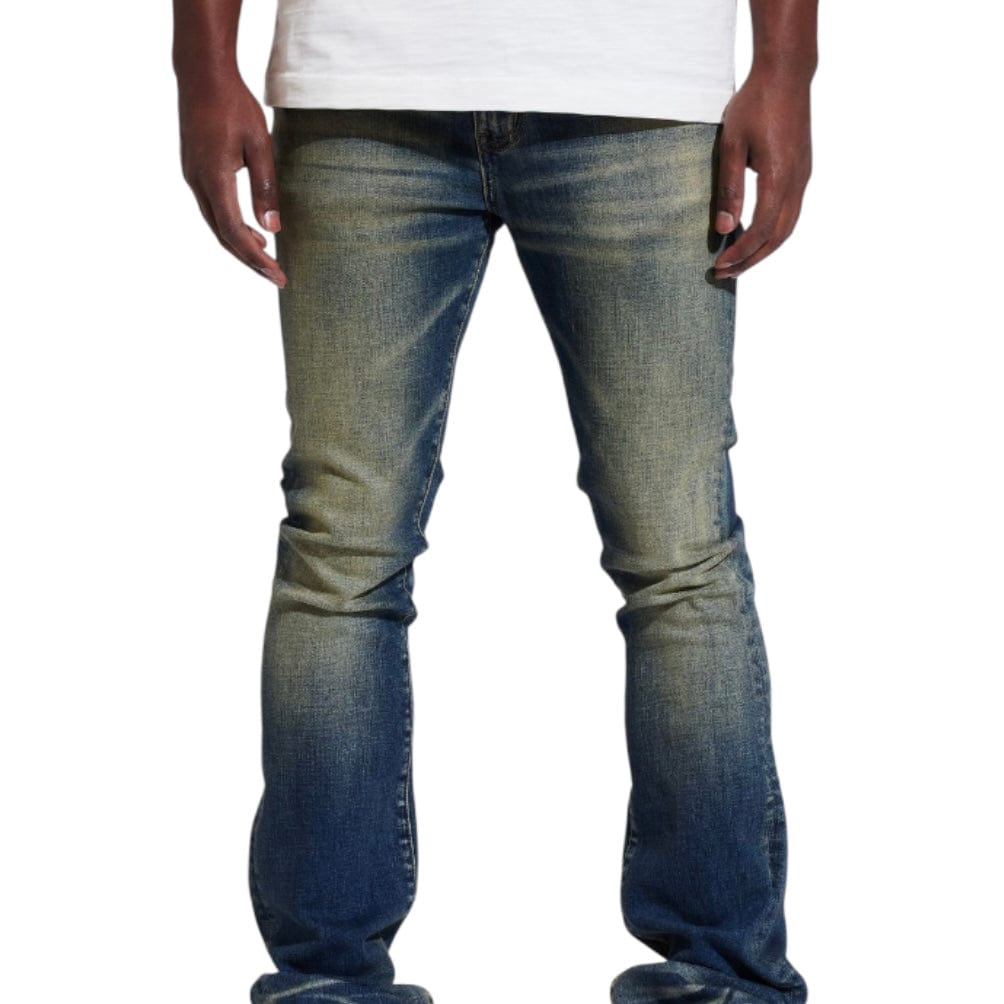 Crysp Arch Flare Denim Jean (Vintage Wash) CRYSUM25-105