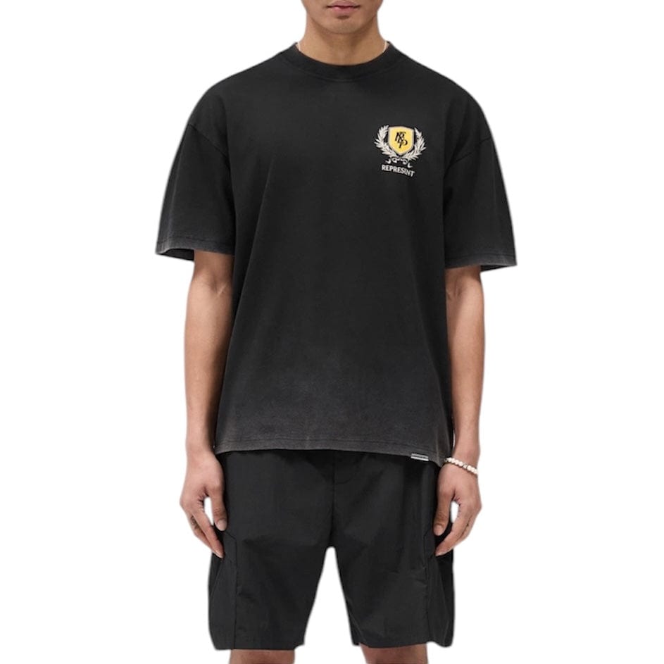 Represent Crest T-Shirt (Vintage Black) MLM41069-06