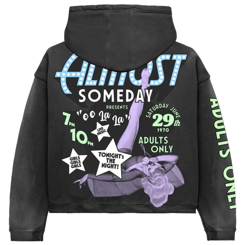 Almost Someday Showgirl Hoodie (Black) AS-S26-014