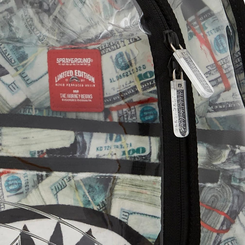 Sprayground Money Chomp Clear Backpack