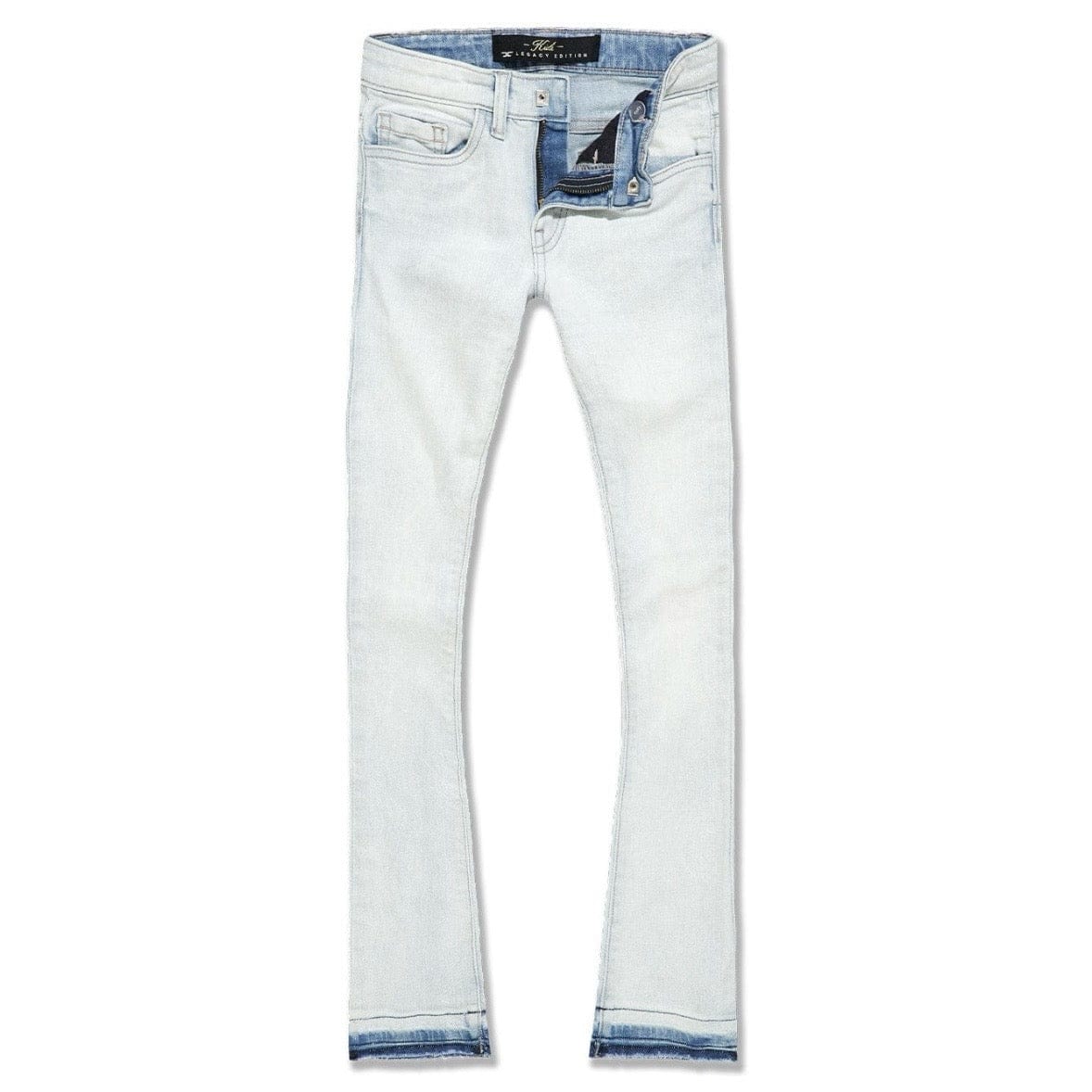 Kids Stacked Slauson Denim (Iced White) JTF2311K