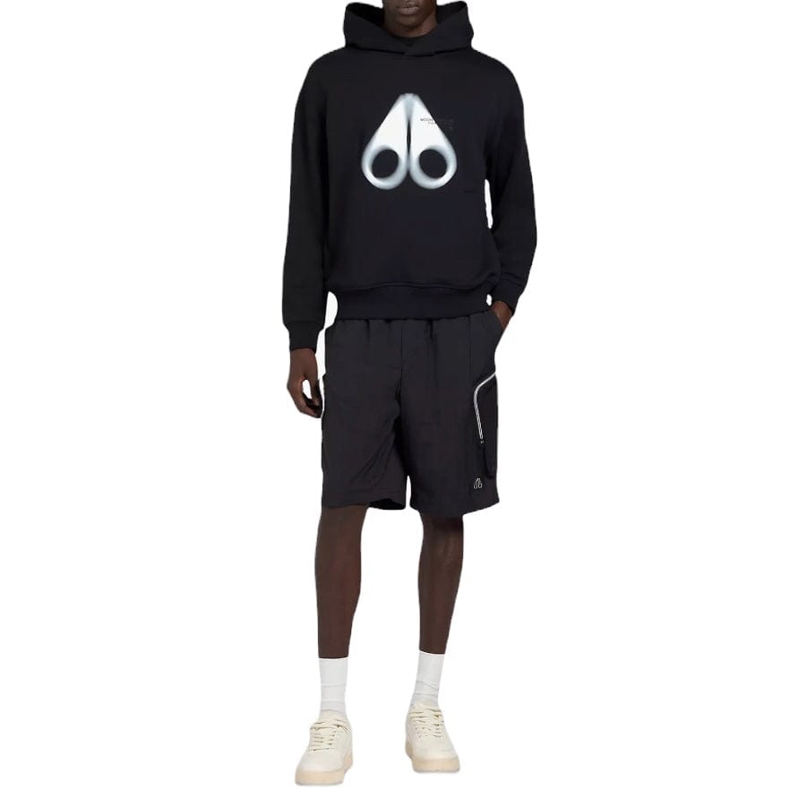 Moose Knuckles Maurice Popover Hoodie (Black) M15MS653