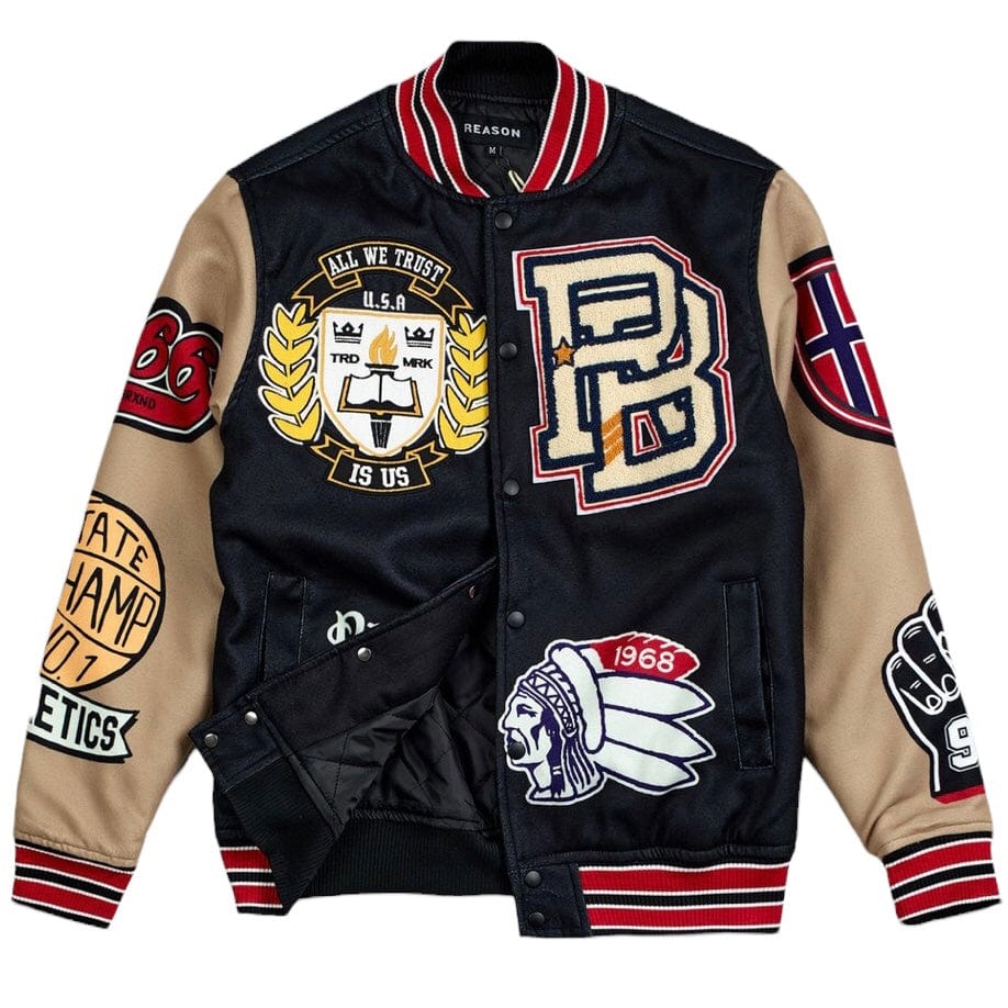 Reason Brand Master Division Varsity Jacket (Black) OWG-20