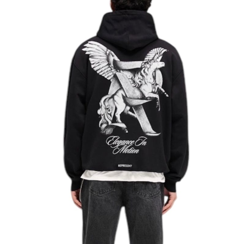 Represent Elegance In Motion Hoodie (Jet Black) MLM41065-01