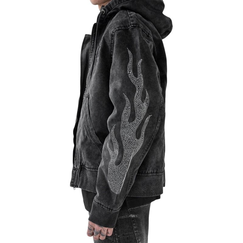 See You In Paradise Eternal Flame Hooded Work Jacket (Vint. Charcoal) 91669