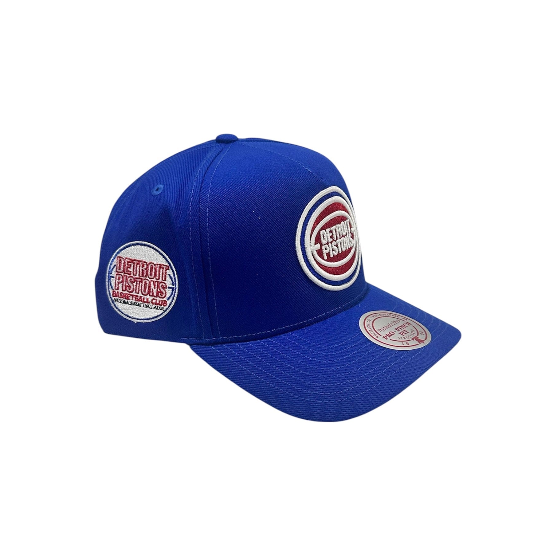 Mitchell & Ness NBA Detroit Pistons Double Clutch Snapback (Royal)