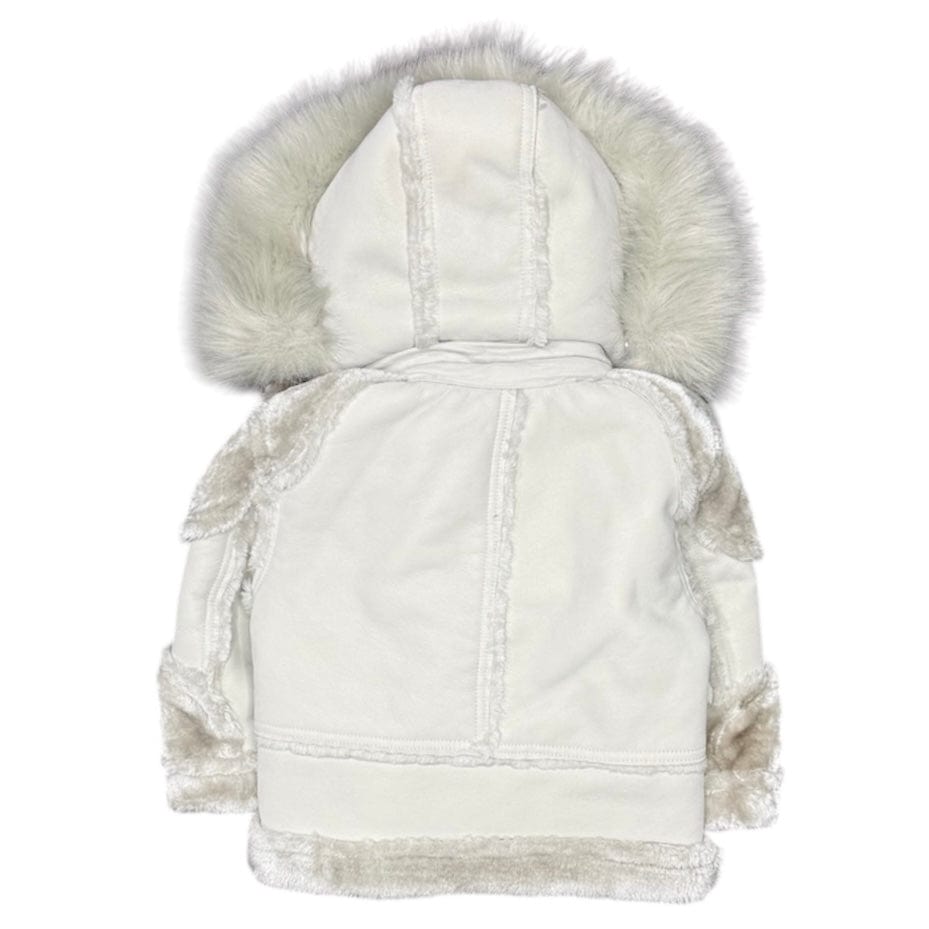 Kids Jordan Craig El Jefe Shearling Moto Jacket (Arctic Wolf) 91625K