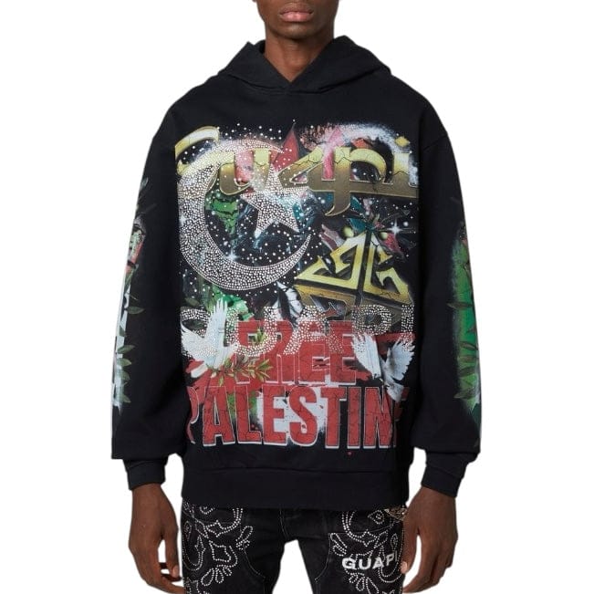 Guapi Free Palestine Hoodie (Black)