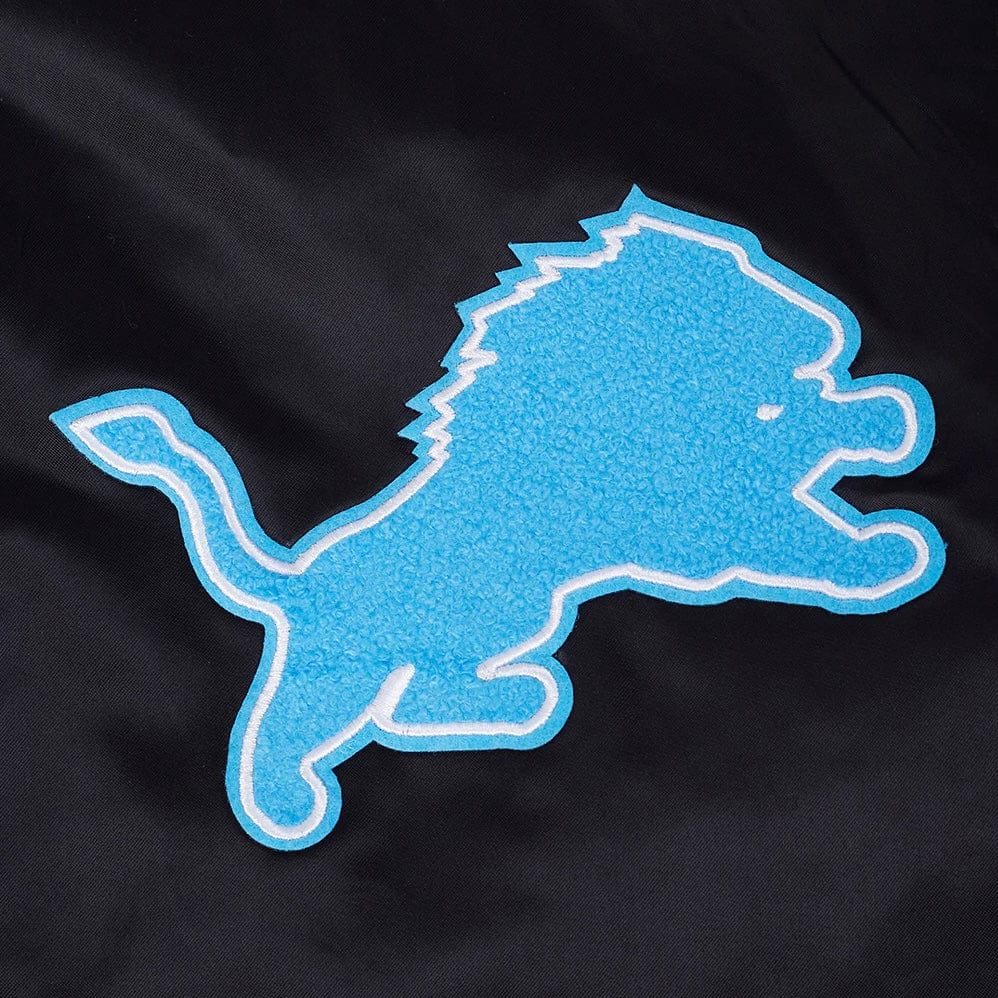 Pro Standard NFL Detroit Lions Best Of Men's Rib Satin Jacket (Black)