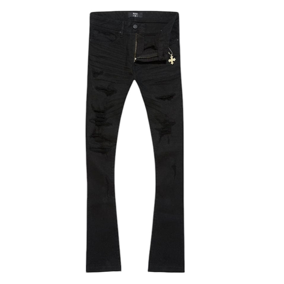 See You In Paradise Stacked Denim (Black) JTF2117A