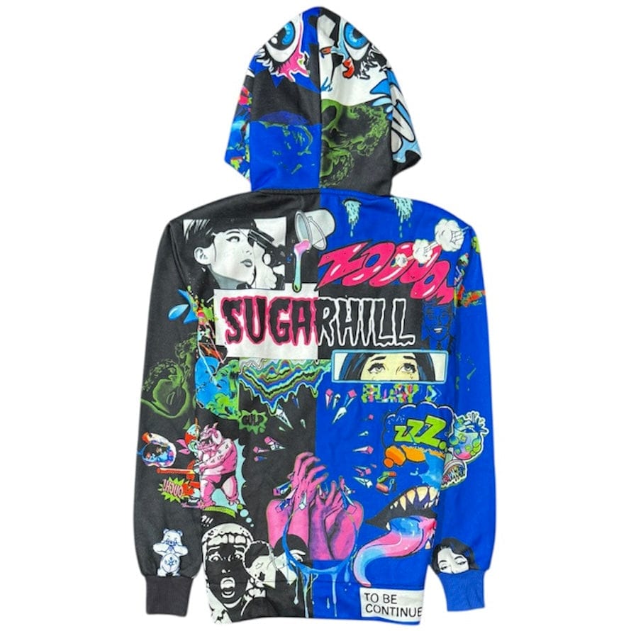 Sugar Hill Splash! Hoodie (Blue) SH-FALL20-02
