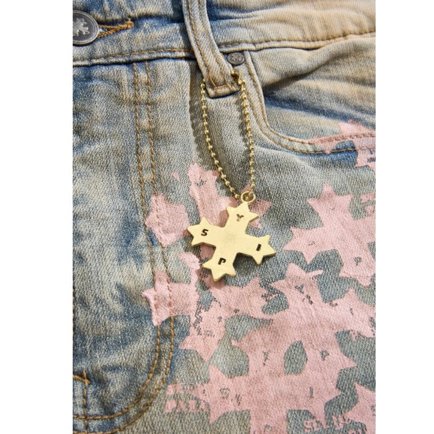 See You In Paradise Slim Taper Paradise Denim (Iced Lager) JS2293