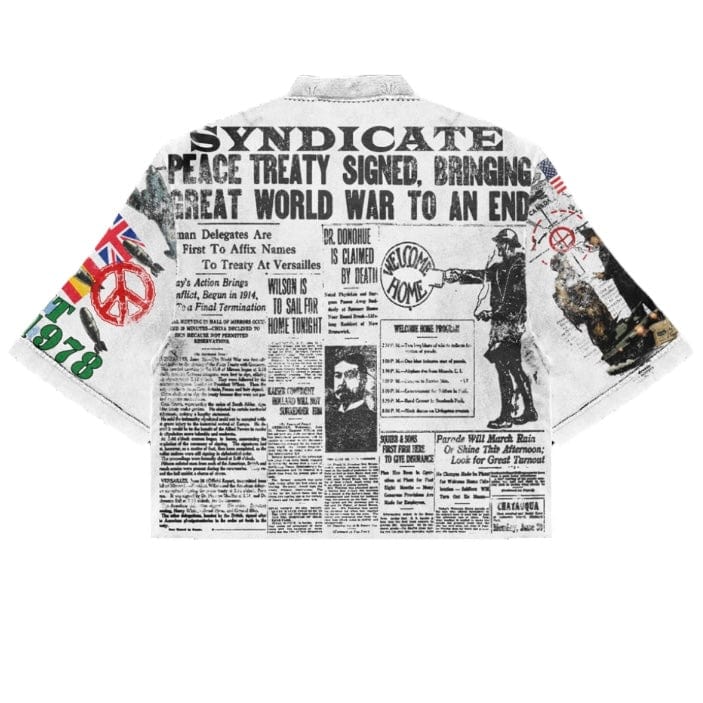 The Syndicate Peace Treaty Tee (White) SYAN-9