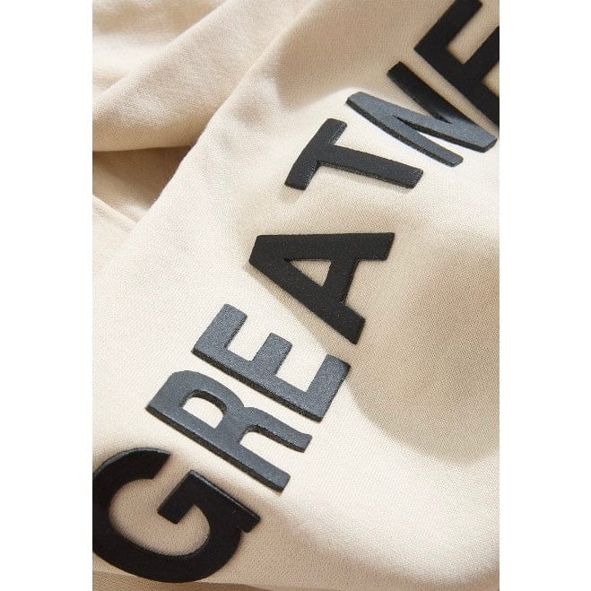 Kids Destined For Greatness Pullover Hoodie (Cream)