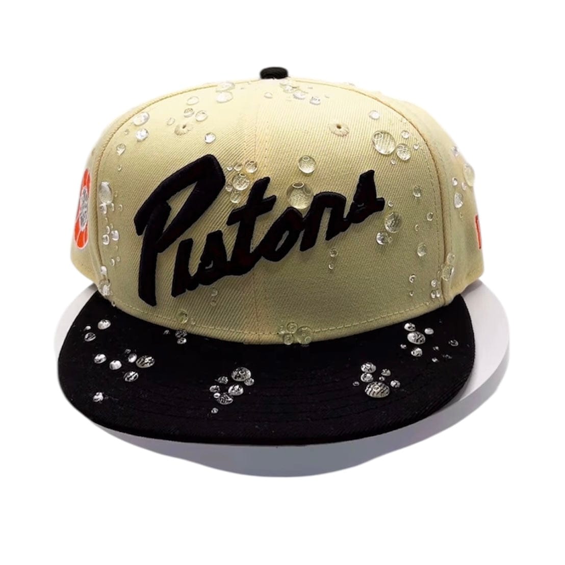 Headstartcustoms Detroit Pistons Water Drops Hat