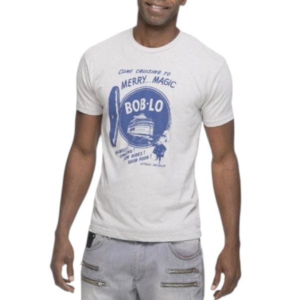 Ink Detroit Vintage Bob-Lo Island T Shirt (Heather Grey) 3107