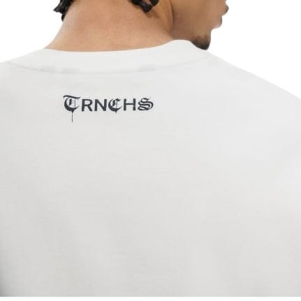Trnchs Burning Heart Long Sleeve Tee (White)