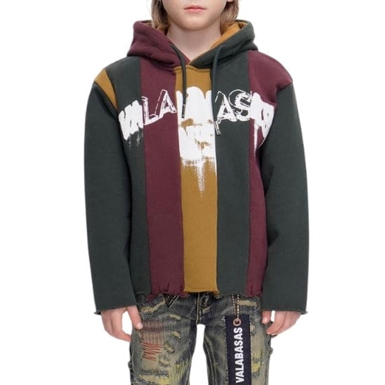 Kids Valabasas Slipped Hoodie (Green) VPLAY-VHD2-1027