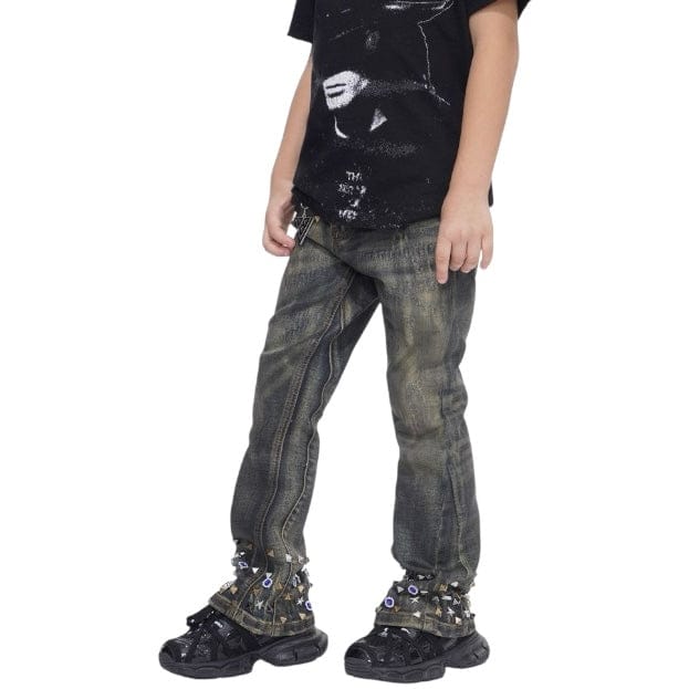 Kids Valabasas Ion Stacked Jean (Dt. Vintage Wash Waxed) VPLAY-VJ3-1058