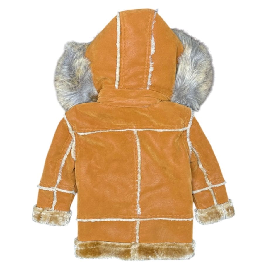 Kids Jordan Craig Denali Shearling Jacket (Cognac) 91620K