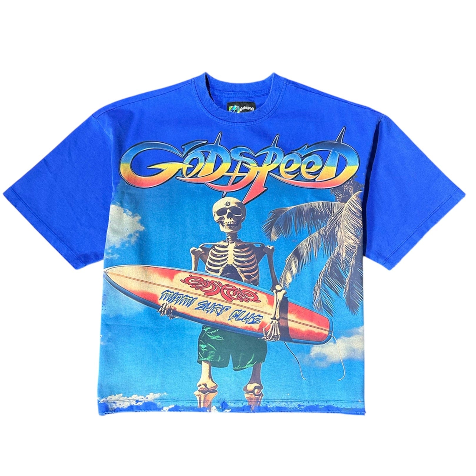 Godspeed Miami Surf Club Tee (Blue)